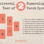 Universal Year of 2 – Numerology Tarot Spread