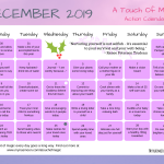 A Touch of Magic – December 2019 Action Calendar – Free PDF Download