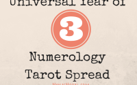 Universal Year of 3 – Numerology Tarot Spread