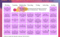 A Touch of Magic – September 2019 Action Calendar – Free PDF Download